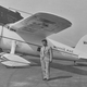 Wiley Post with “Winnie Mae” at Floyd Bennet Field in New York